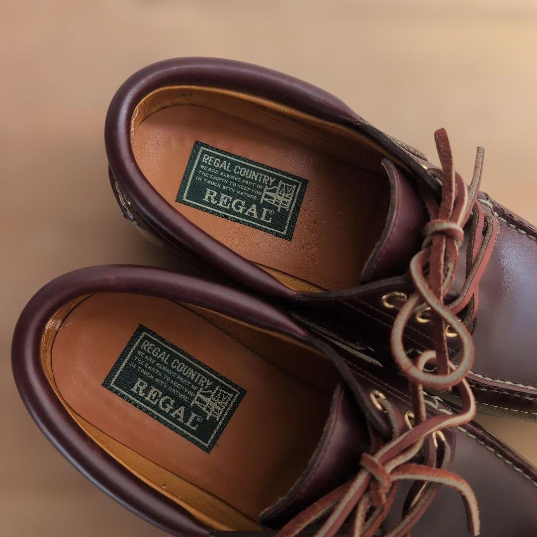 REGAL 新品同様 リーガル ディキシューズ 本革 モカシン JE-38