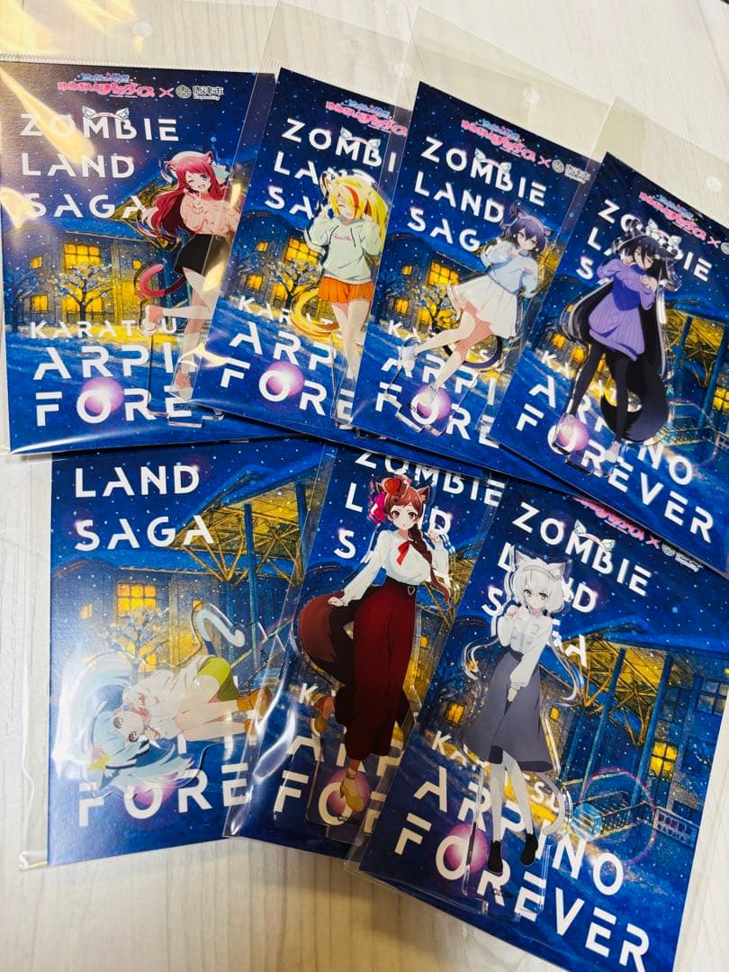 7点　劇場版　ゾンビランドサガ　唐津　すきっちゃん！からチュッ　アクリルスタンド