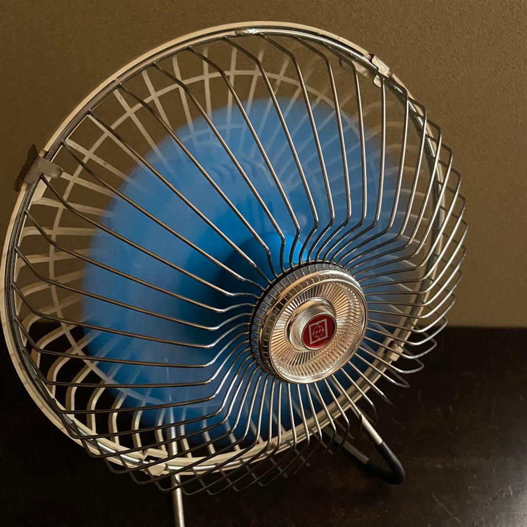 昭和レトロ　卓上扇風機　ナショナル　サーキュレーター　ミニ扇風機　箱、取説付き