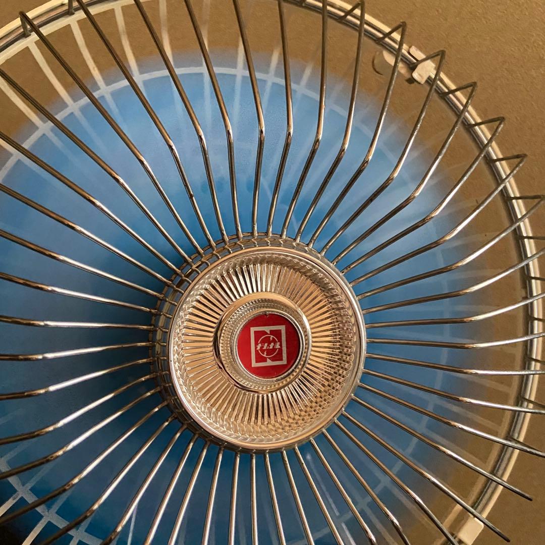 昭和レトロ　卓上扇風機　ナショナル　サーキュレーター　ミニ扇風機　箱、取説付き