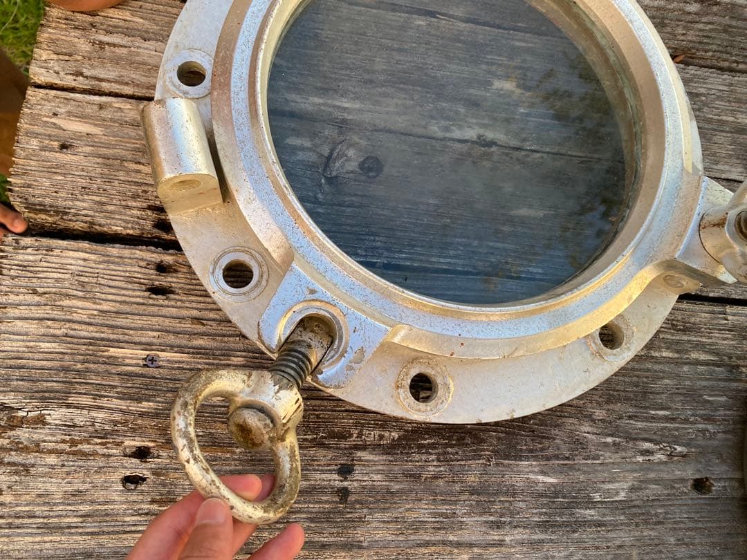 船舶丸窓 潜水艦丸窓 マリンインテリア 開閉式 丸窓 強化ガラス