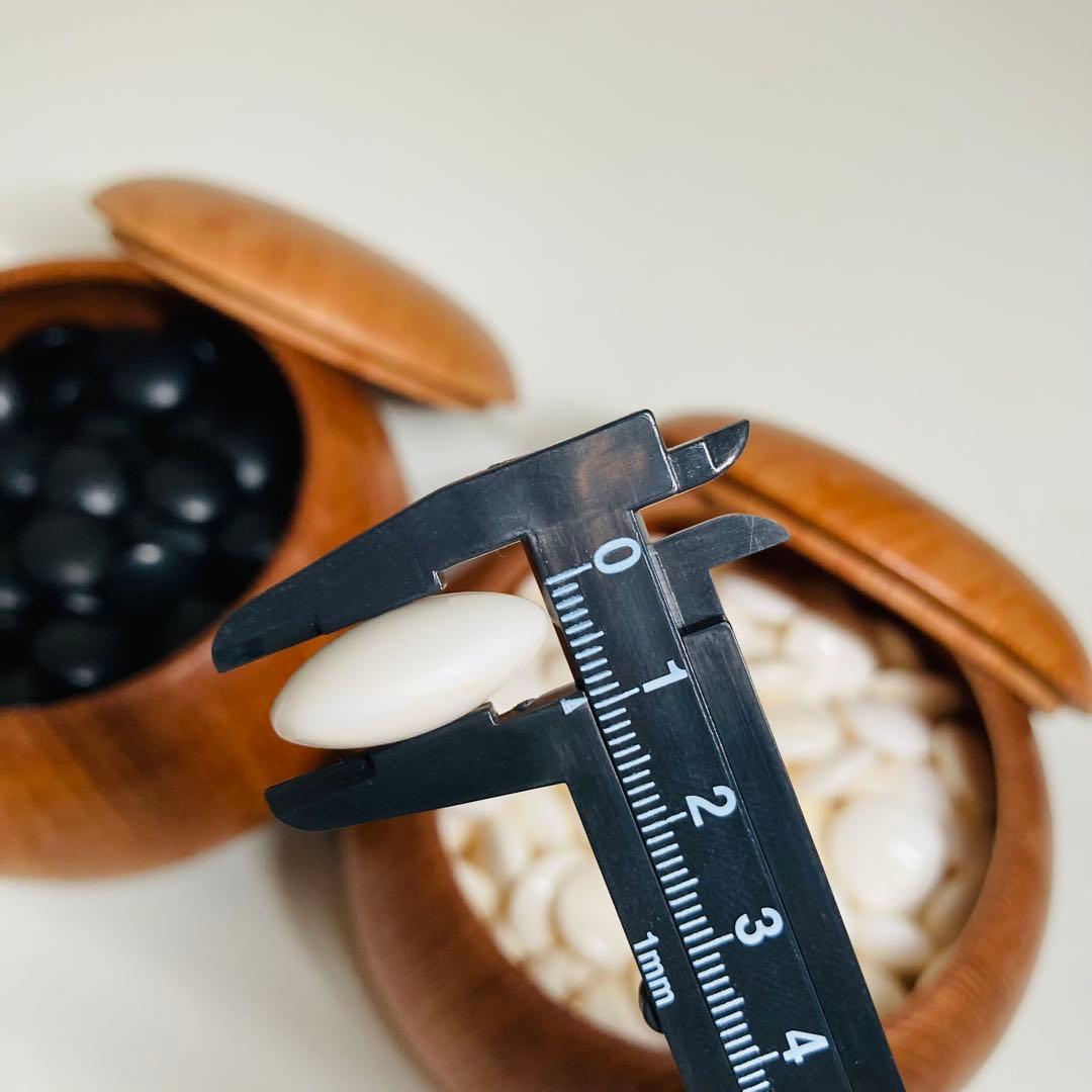 【高級品】蛤那智黒34号 高級囲碁 古美術品 はまぐり碁石 蛤碁石