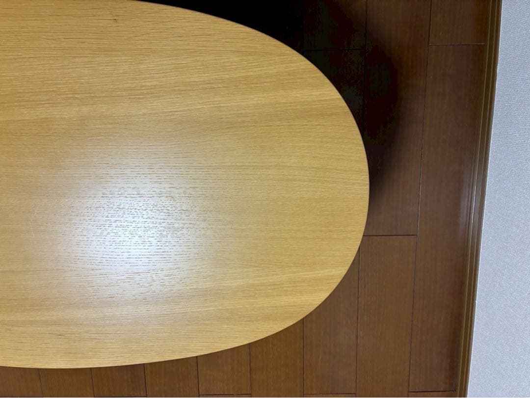 無印良品 楕円こたつ 幅97cm オーク材 kk01
