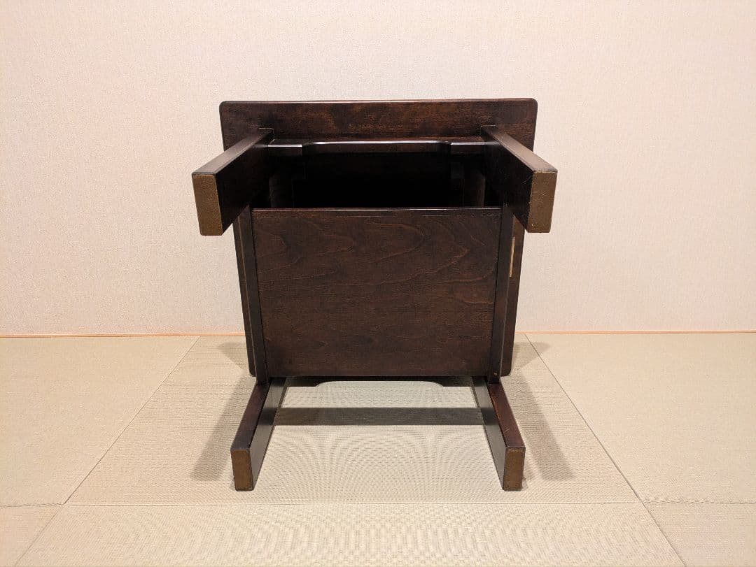 【北海道民芸家具】 北民 サイドテーブル コーヒーテーブル 無垢材 ミズメザクラ