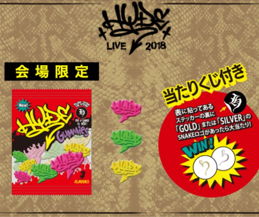 HYDE マイク型 ペンダント　バッグチャーム　ネックレス グミ　ゴールド賞