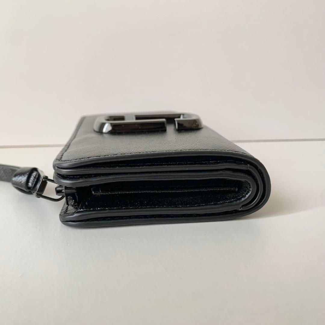 【MARC JACOBS】マークジェイコブス　二つ折り財布　スナップショット　黒