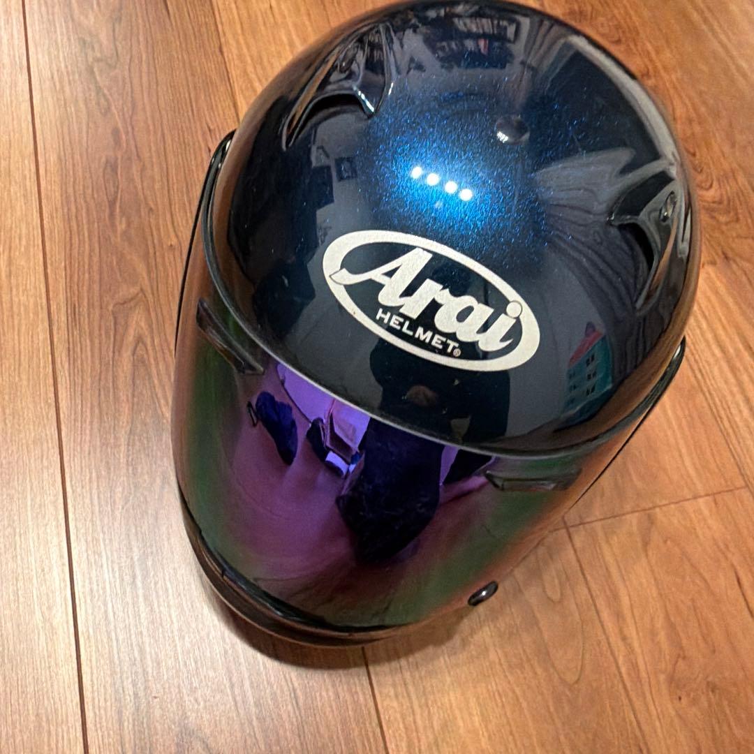 Arai フルフェイスヘルメット PROFILE ラメ入りネイビーブルー