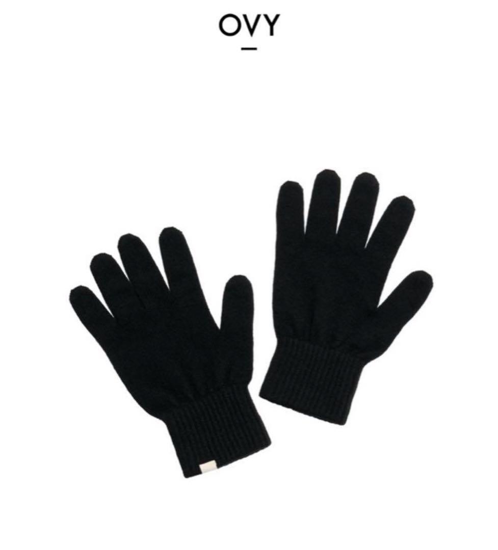 新品未使用 OVY 100% CASHMERE GLOVES カシミヤ 手袋