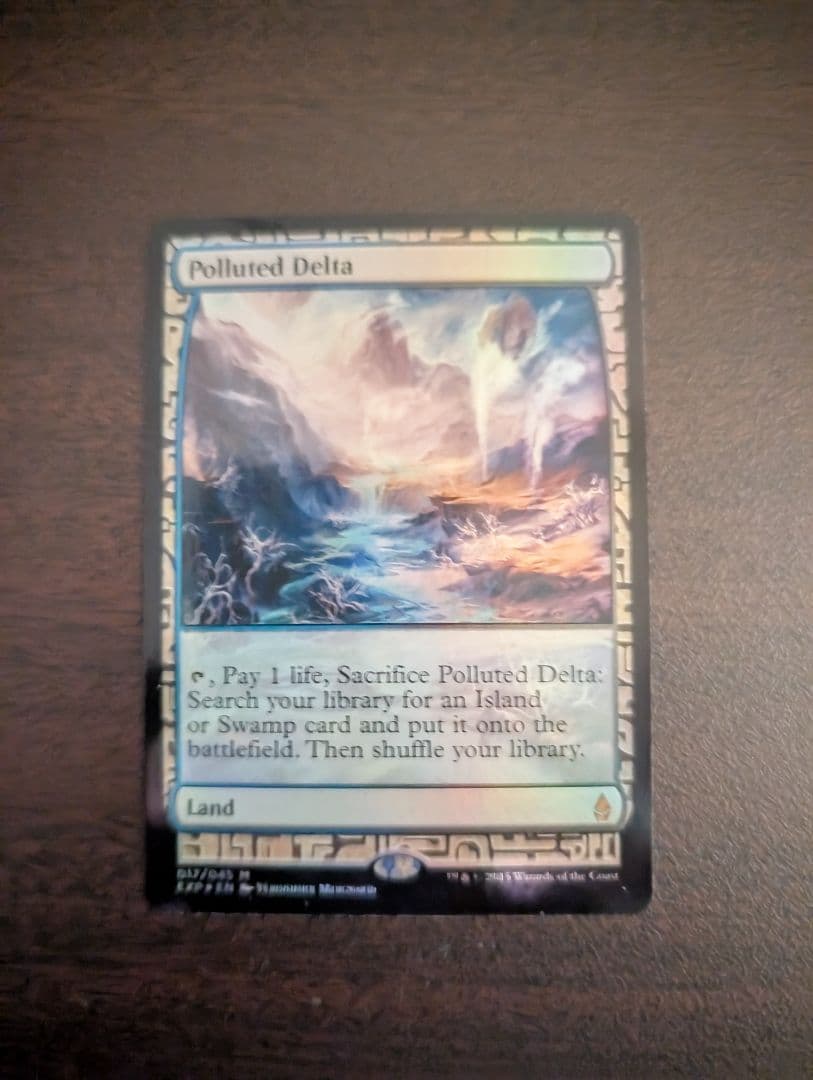 【汚染された三角州】【EXP】【foil】【ラスト1枚】