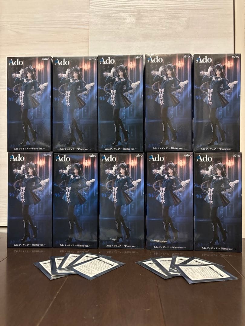Adoフィギュア Winter ver. ラウンドワン限定 10体 ステッカー付