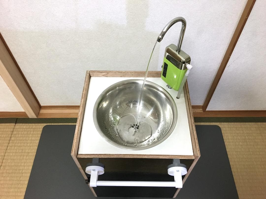 車中泊用シンク、ギャレー5L ブラック大理石（ウォーターポンプは付属しません）