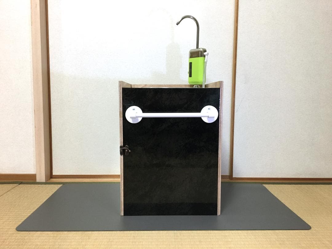 車中泊用シンク、ギャレー5L ブラック大理石（ウォーターポンプは付属しません）