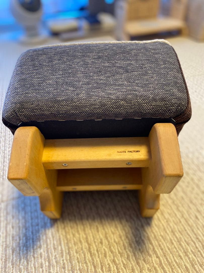 【廃盤カラー美品】超低座モンペスツール/ウルフ/ルーツファクトリ