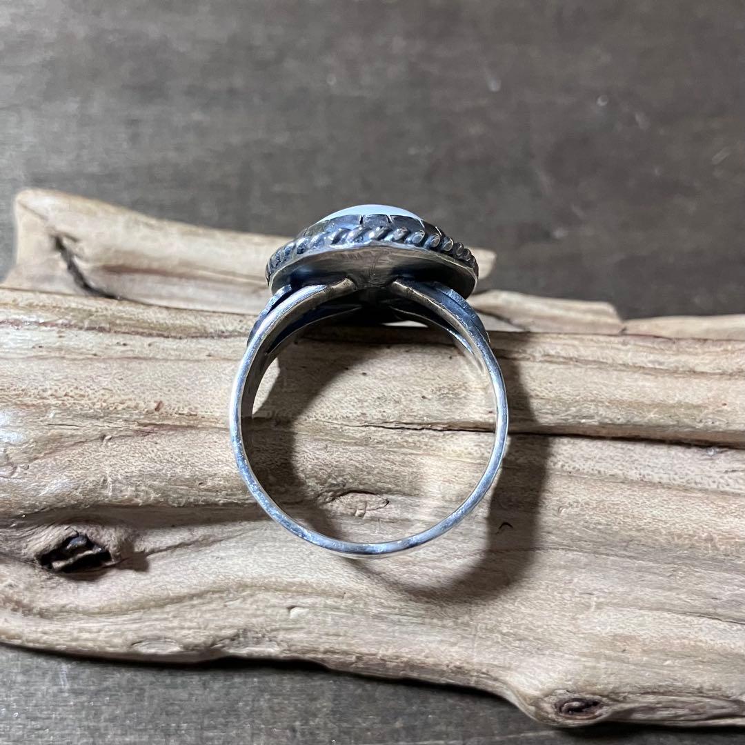 にゅ　オーダー確認ページ　ホワイトバッファロー　シルバーリング　指輪