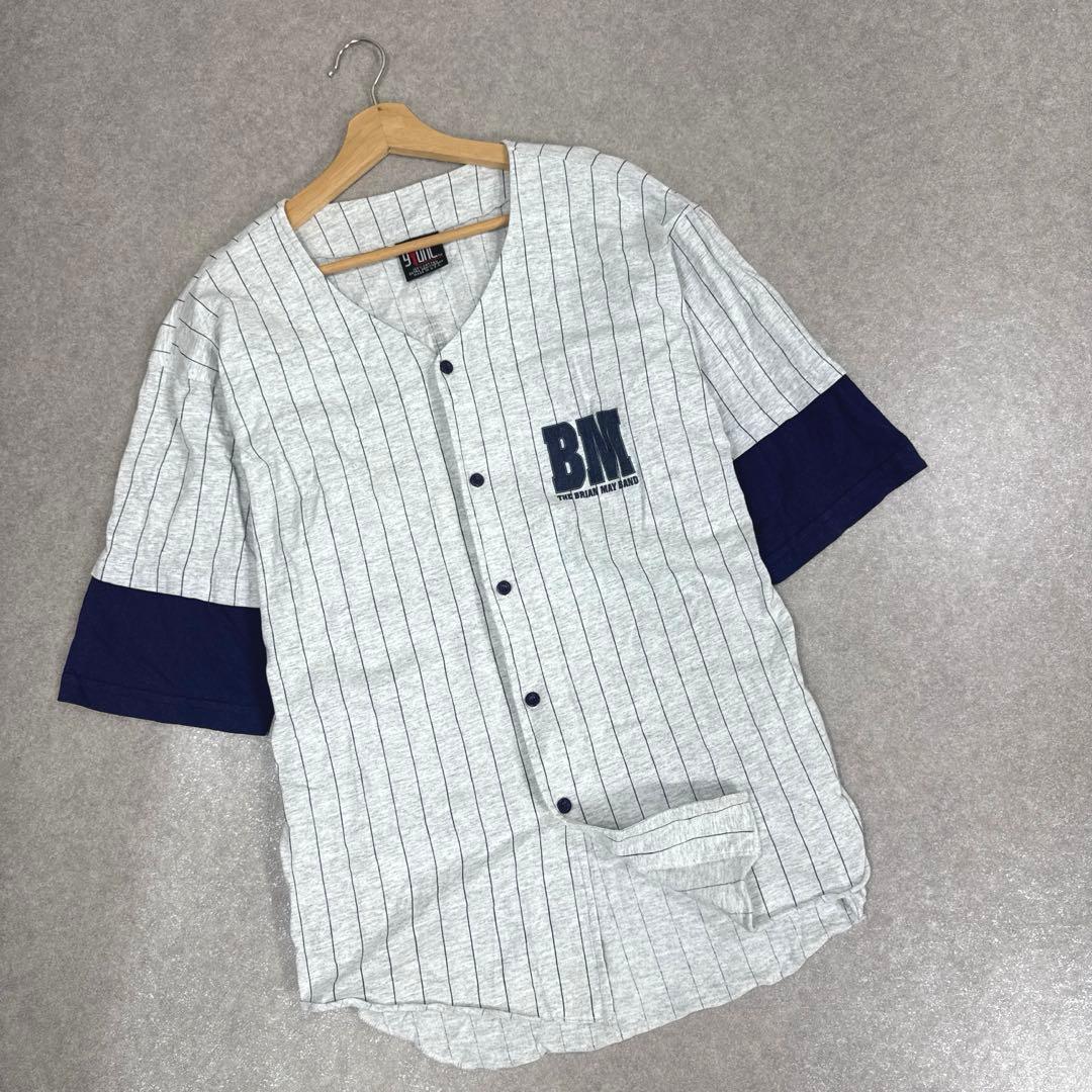 希少 90s THE BRIAN MAY BAND ベースボールシャツ 当時物