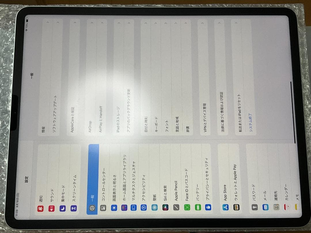 iPad Pro 12.9 第6世代 128GB バッテリー最大容量100％