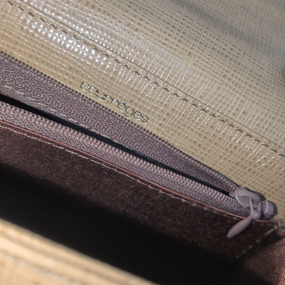 クレージュ ハンドバッグ ショルダーバッグ レザー