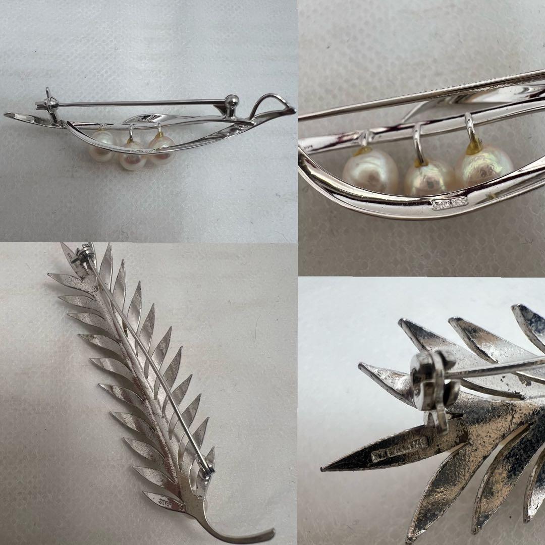 本真珠ブローチ おまとめ6点 良品
