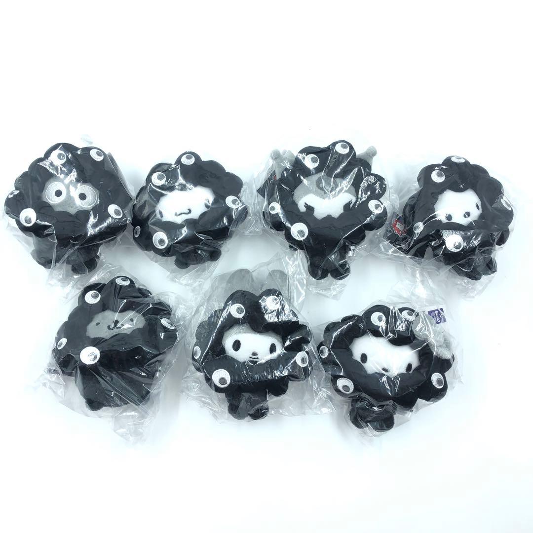 サンリオ ブラック 黒ミャクミャク カラビナ ぬいぐるみ BC 7種コンプリート