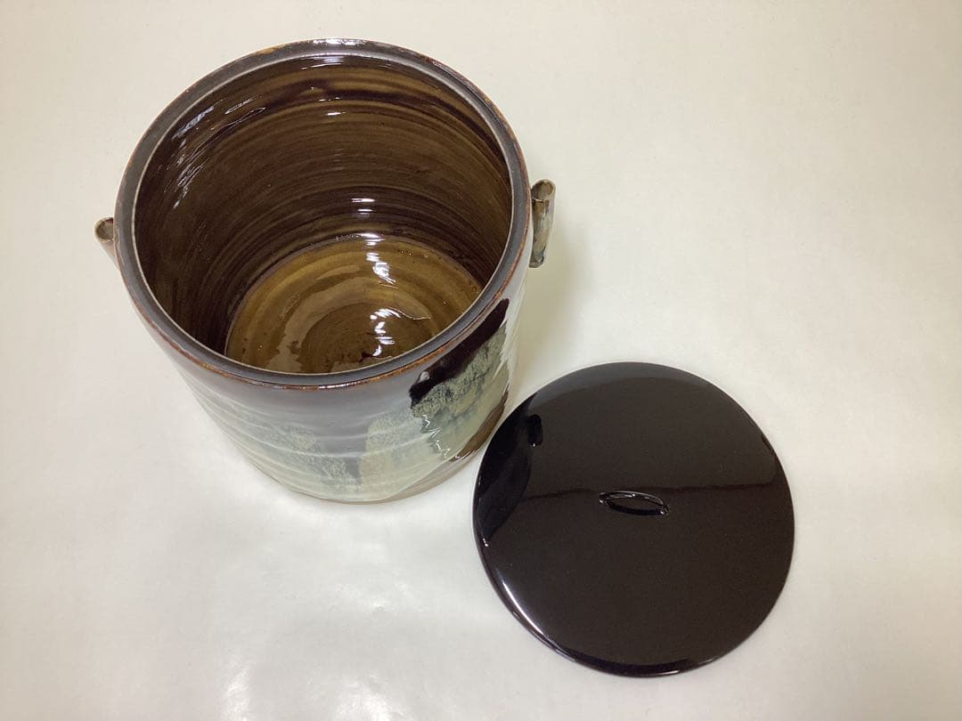 茶道具 古物品 水指 高取 亀井味楽 木箱入