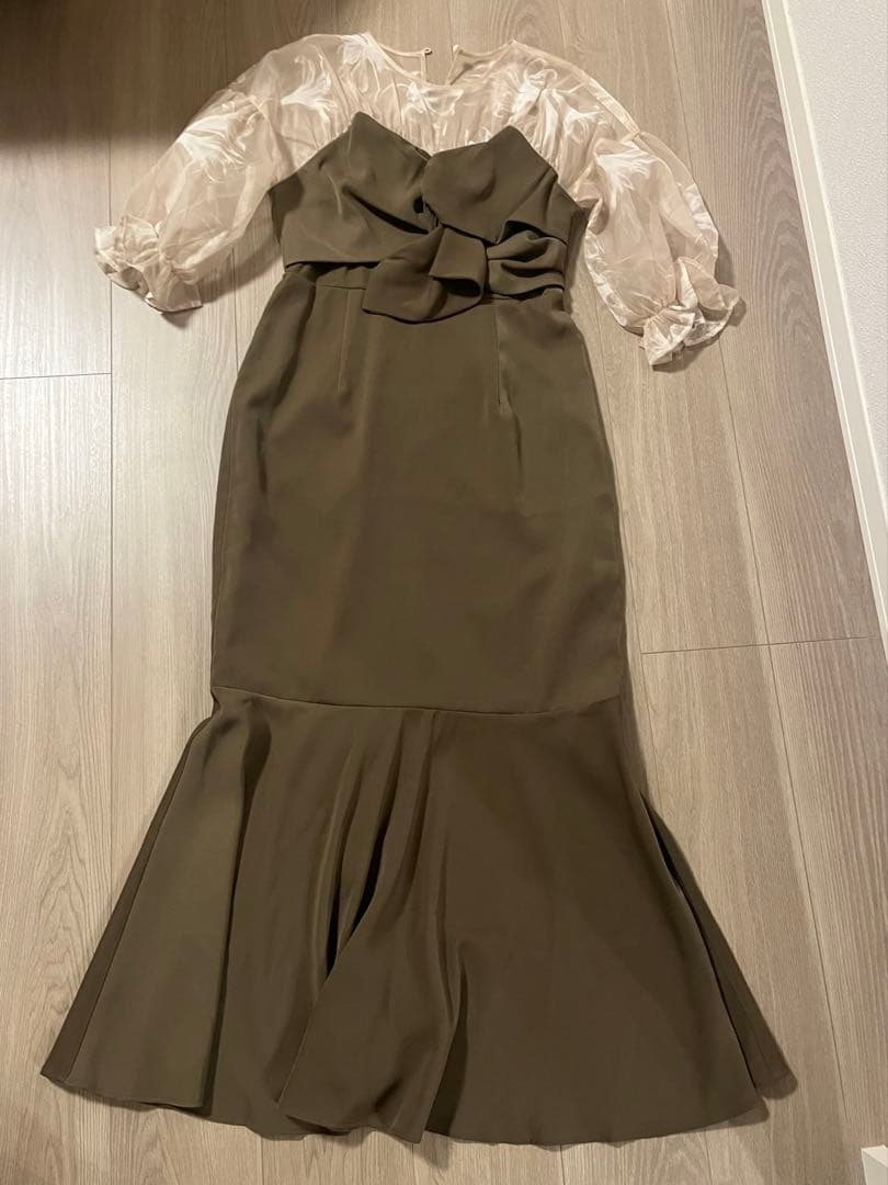 【sena】Acka. ◎ sheer puff dress ◎size2