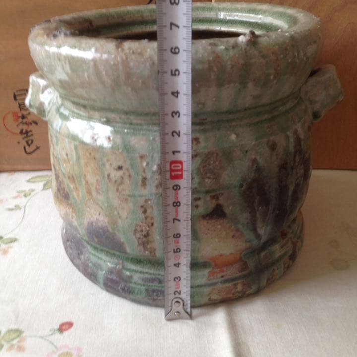 ¥78,000からお値下げ中　伊賀　耳付水差　宗慶書付　清水日呂志造