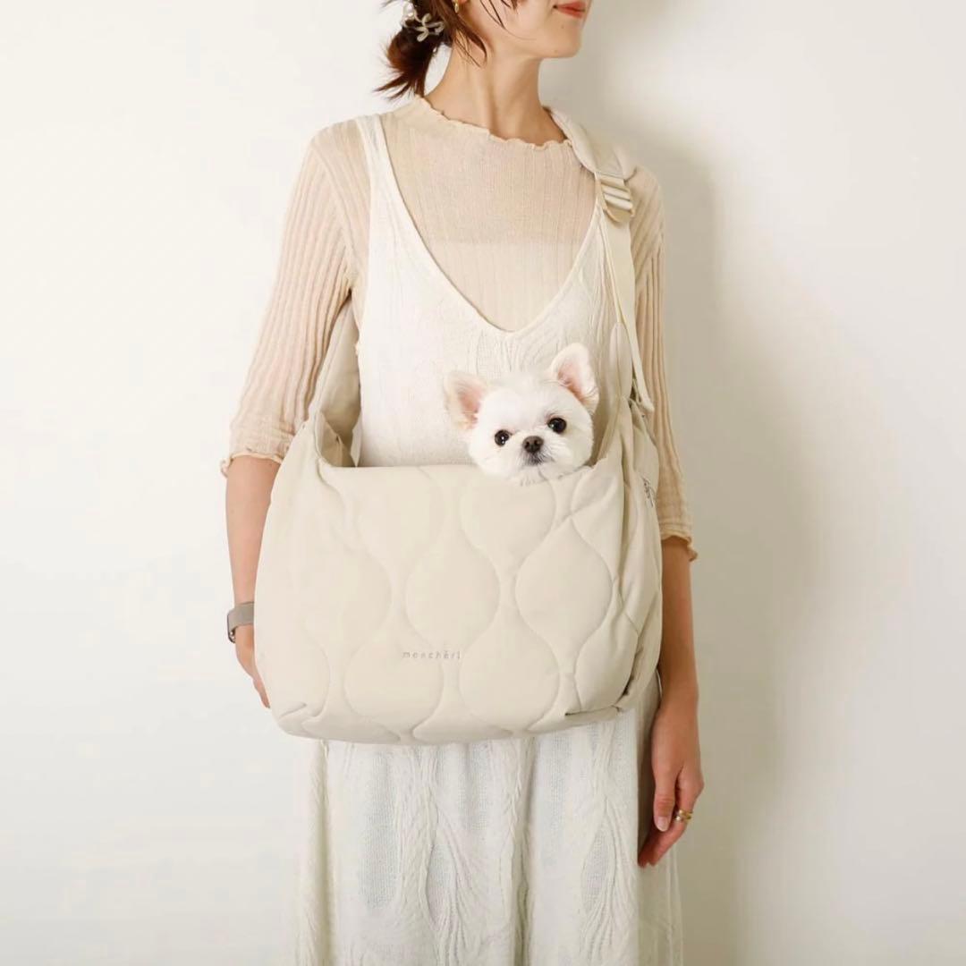 (AYANO)moncheri キルティングコンパクトスリングバッグ