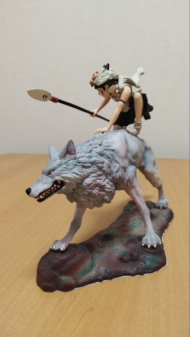 もののけ姫 サン＆犬神 フィギュア ジブリ アニメ レア　コミニカ