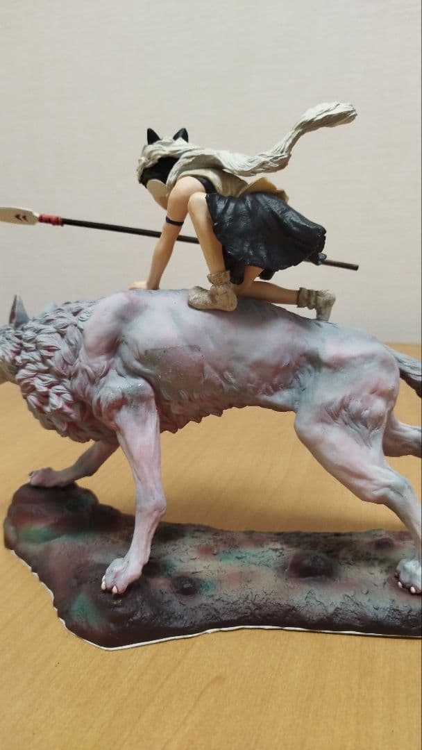 もののけ姫 サン＆犬神 フィギュア ジブリ アニメ レア　コミニカ