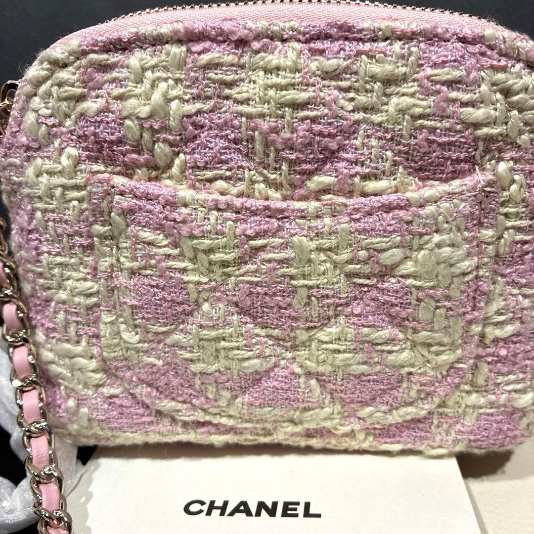 CHANELシャネル ショルダーバッグ チェーンバック　ノベルティ　ピンク