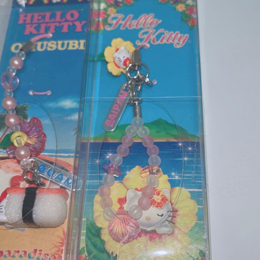 希少　当時品　Hello Kitty ハローキティ　グアム　サイパン　ストラップ