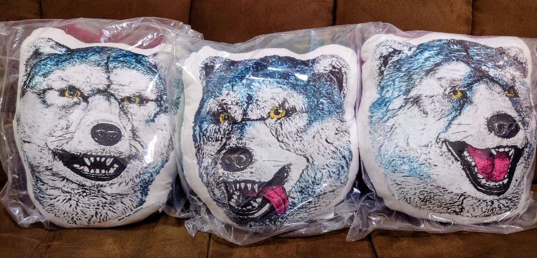 一番くじ MAN WITH A MISSION フェイスクッション E F G賞