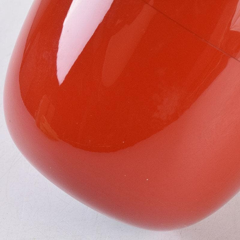 茶道具　竹内幸斎作　朱塗　貝雛蒔絵　中棗　共箱　V　8384