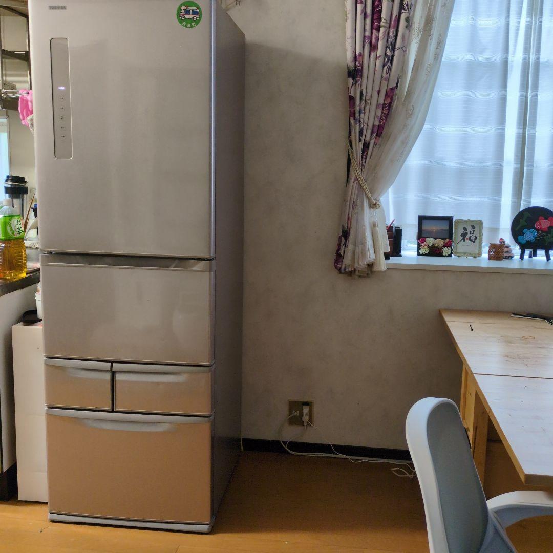 大型ノンフロン冷凍冷蔵庫5ドア