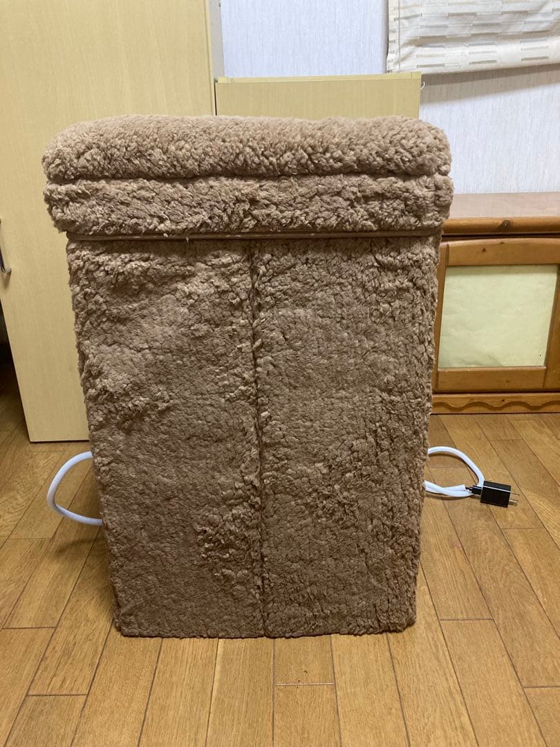 暖房機能付き猫ハウス ブラウン