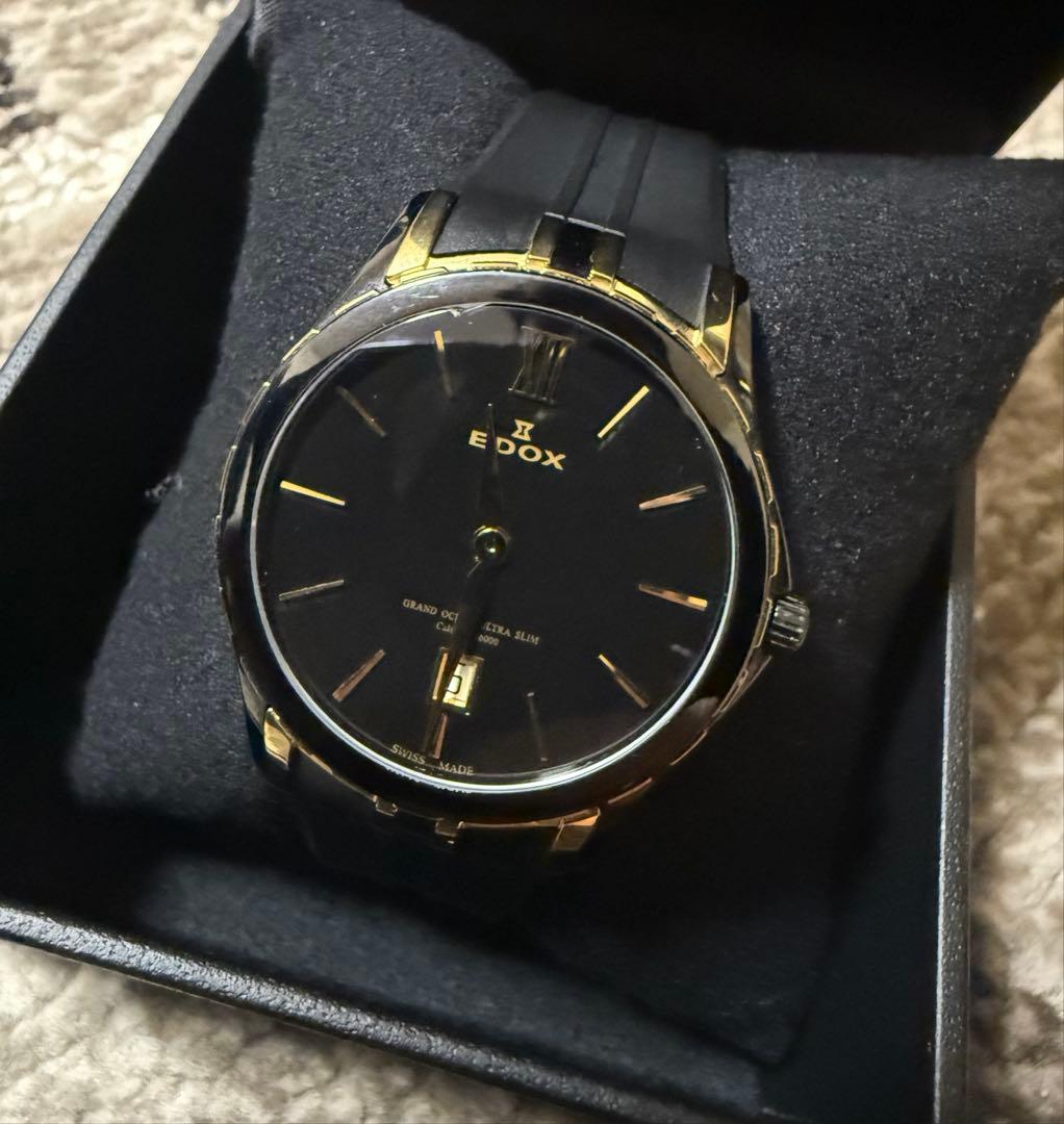 ロ*ム様 EDOX エドックス GRAND OCEAN ULTRA SLIM