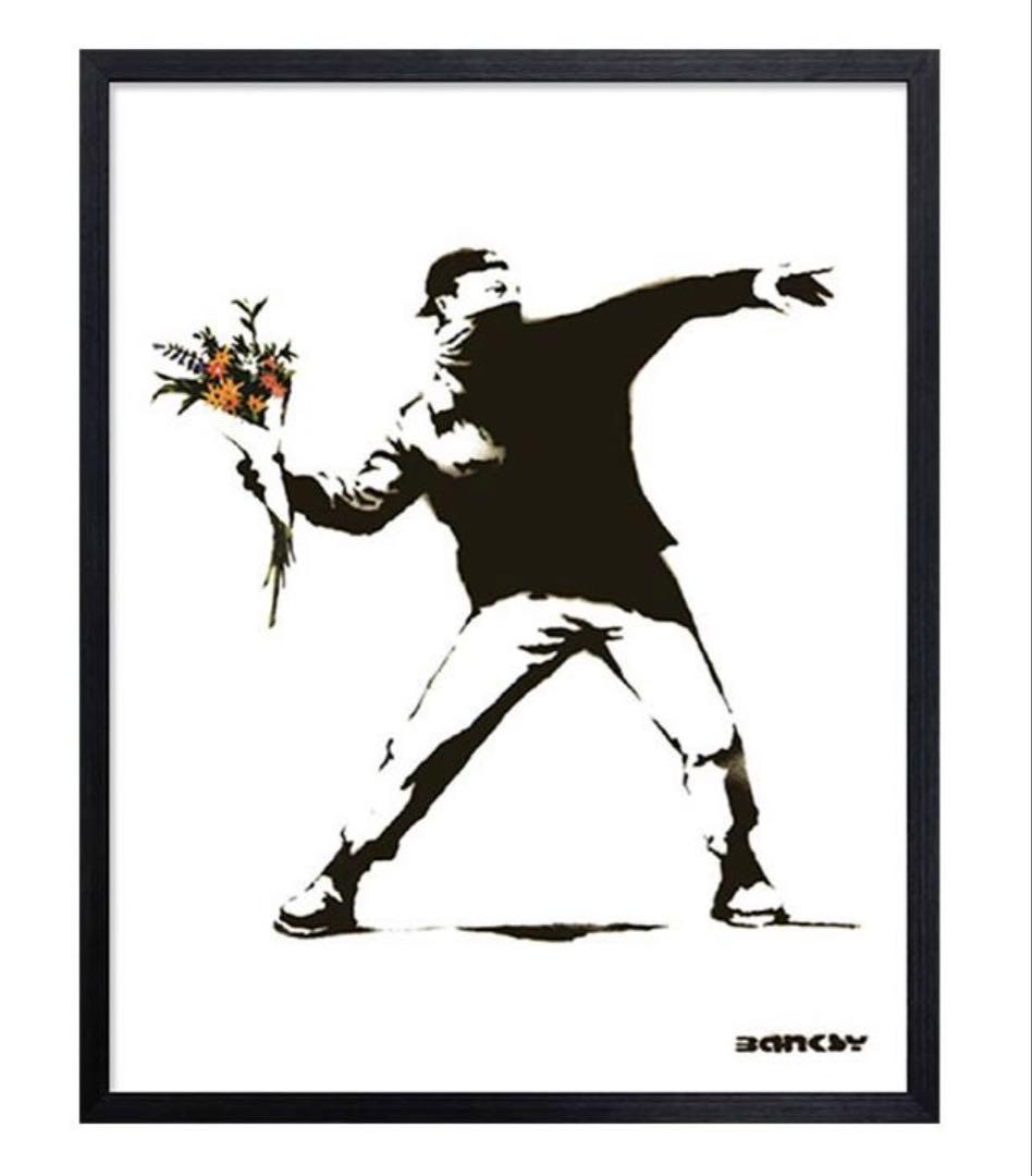 バンクシーBanksy 「モロトフMolotov」 額付 高級アートポスター