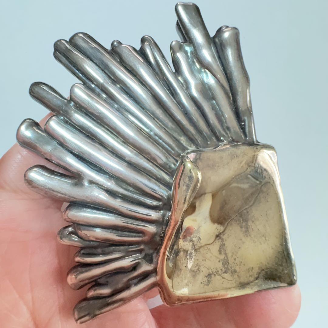 大判！DAVID VARSANO イスラエル ペンダント ブローチ