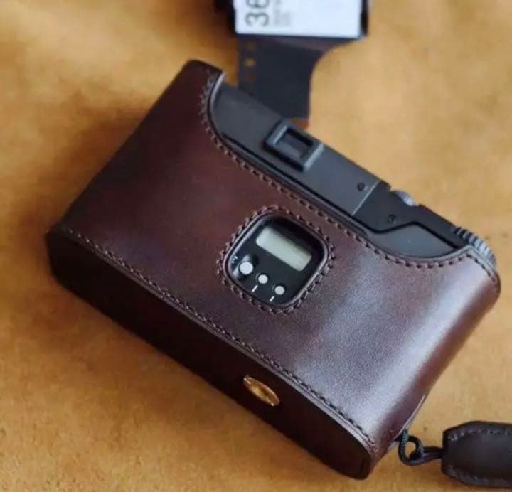 本革カメラケース 新品 CONTAX コンタックス T3D用 イタリア製本革使用