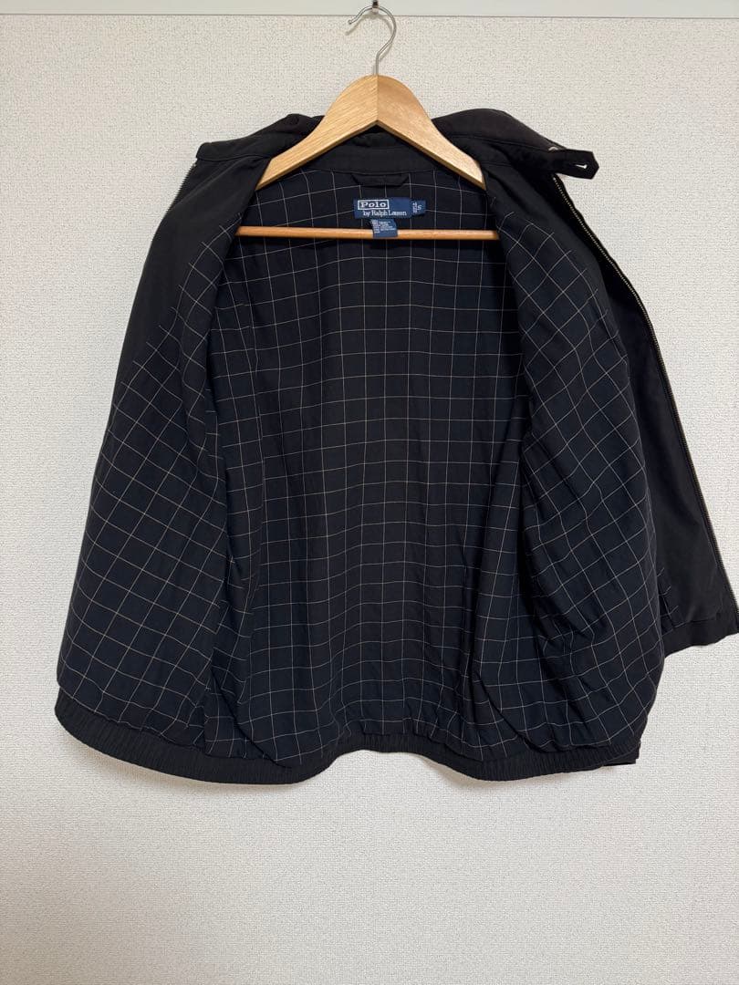 【美品/希少サイズ】ラルフローレン　スウィングトップ　ブラック