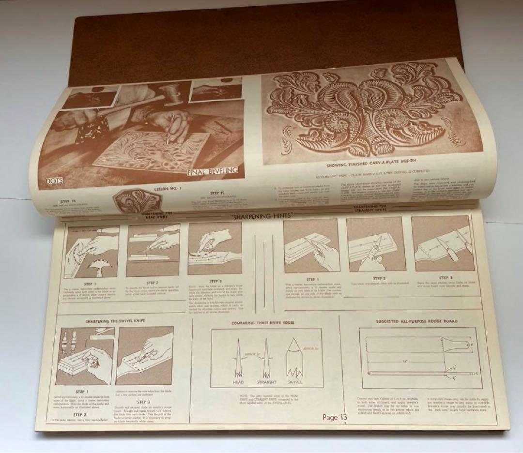 LEATER SECRETS By F.O. BAIRD レザークラフト美品