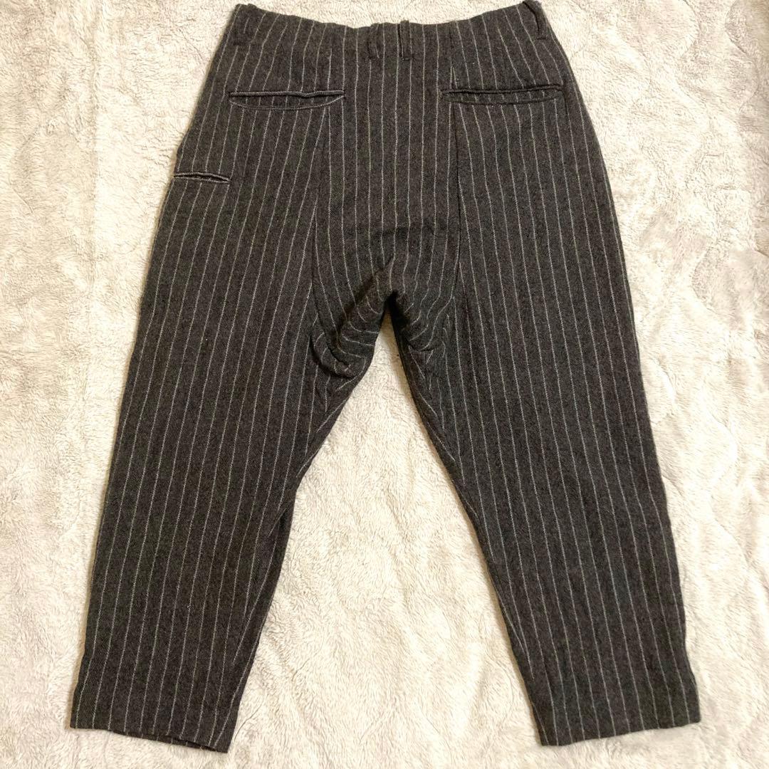 希少　KLASICA-ストライプウールパンツ