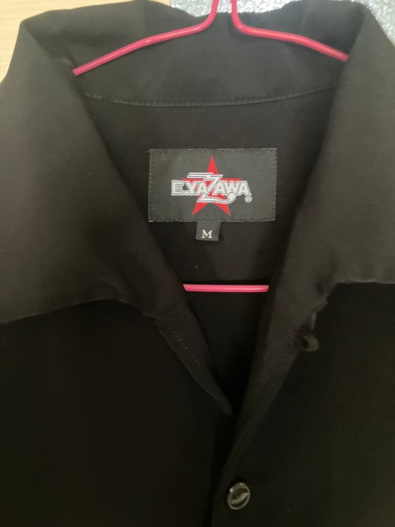 E.YAZAWA ブラックシャツ Mサイズ　矢沢永吉