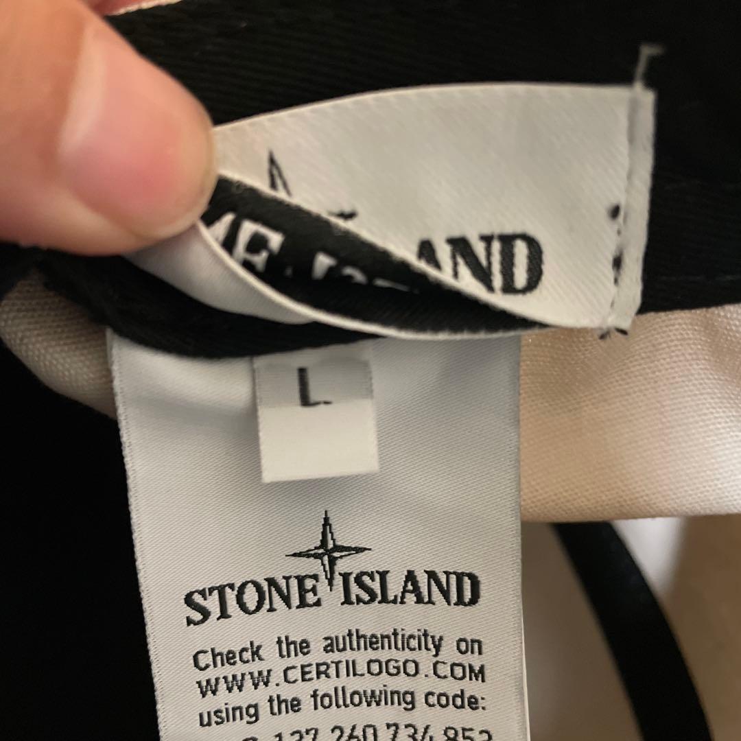 Stone  ホワイトベースボールキャップ Lサイズ