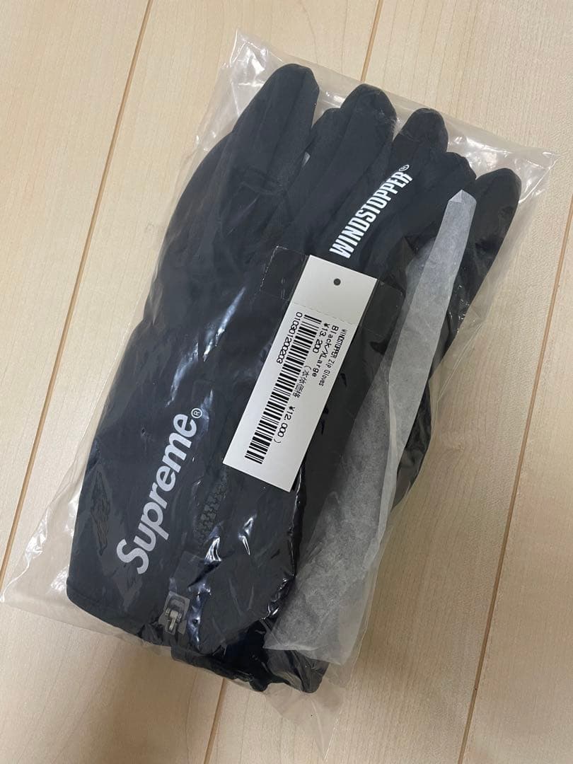 24AW Supreme WINDSTOPPER Zip Gloves 黒 XL
