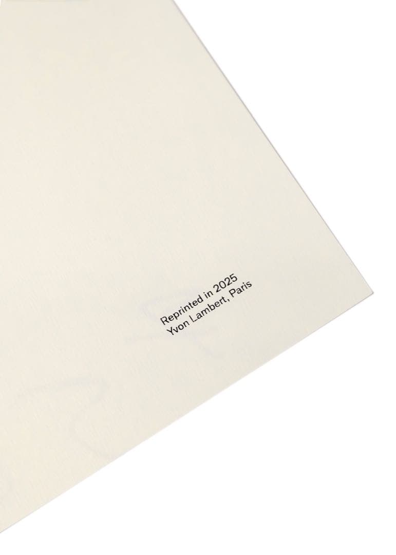 本国パリ完売! Cy Twombly - Print (1980) 復刻ポスター