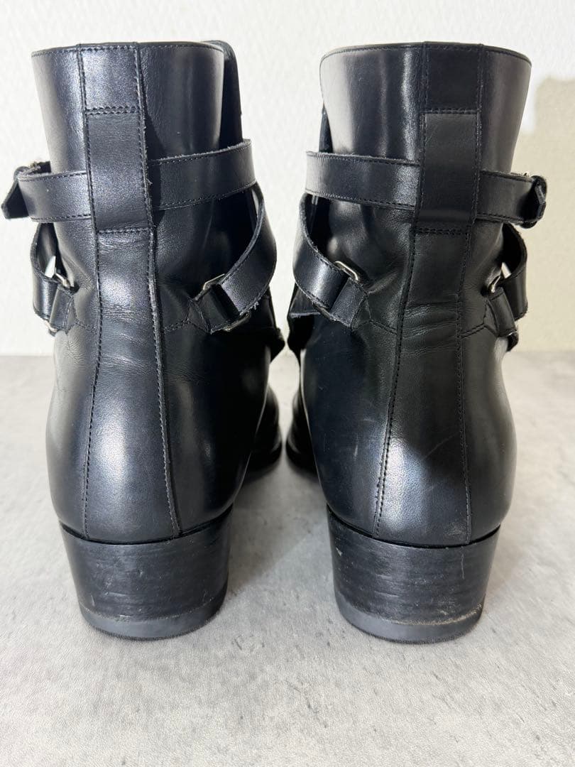サンローランパリ エディ期 ワイアットジョッパーブーツ 41 レザーブーツ