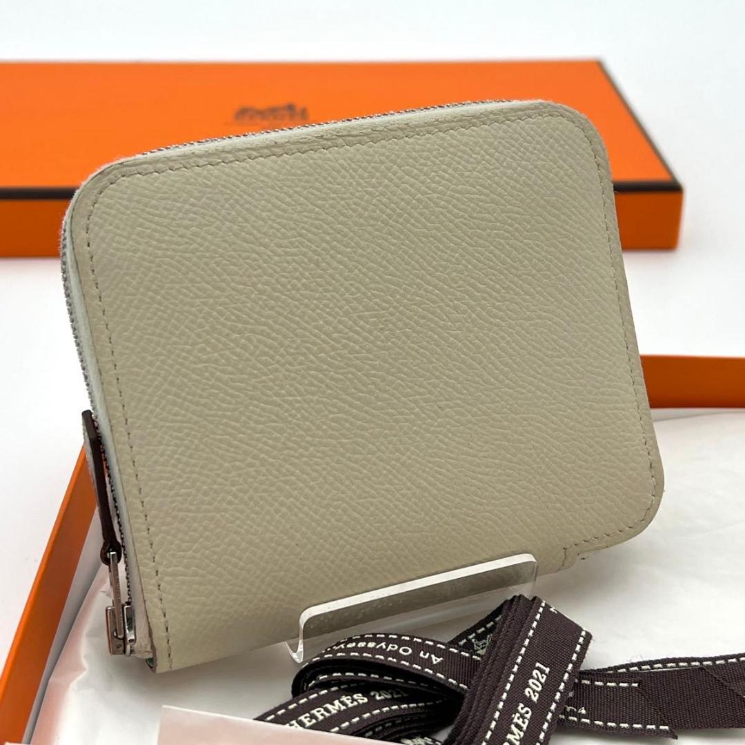 【希少・王者の虎】エルメス アザップ シルクイン コンパクト Z刻印 折り財布