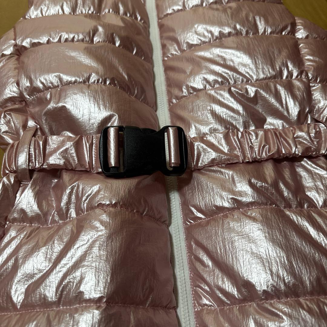 【新品】archivio ピンク ダウンベスト ベルト付き レディース