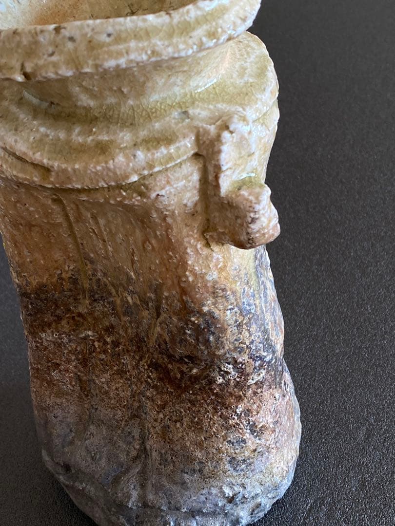 信楽焼　花瓶　花器　花入　井村侊生　　#3401